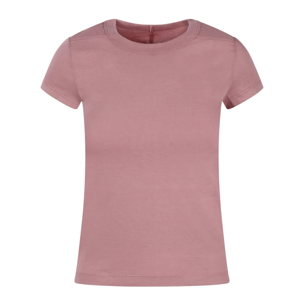 Rick Owens Cropped Level T-Shirt Pink Dames