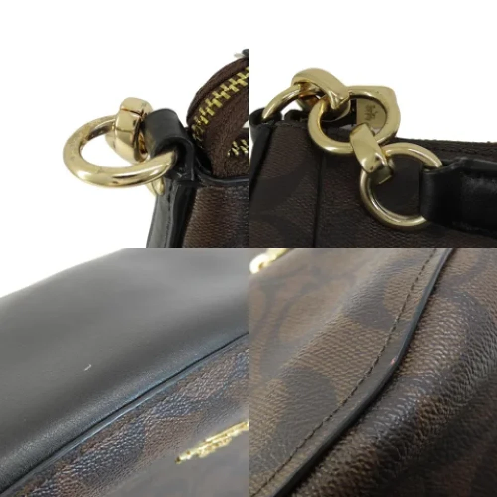 Coach Pre-owned Plastic shoulder-bags Black Dames