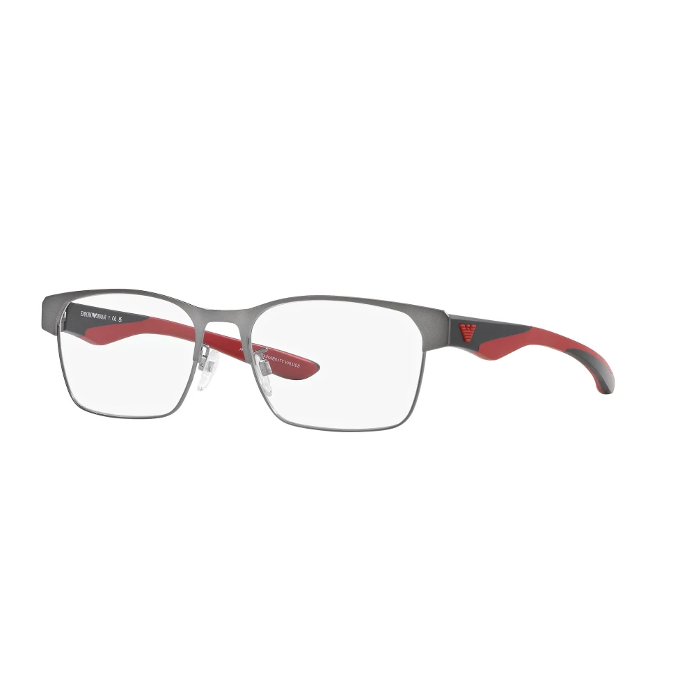 Emporio Ar i EA 1141 Matte Ruthenium Zonnebril Red Unisex