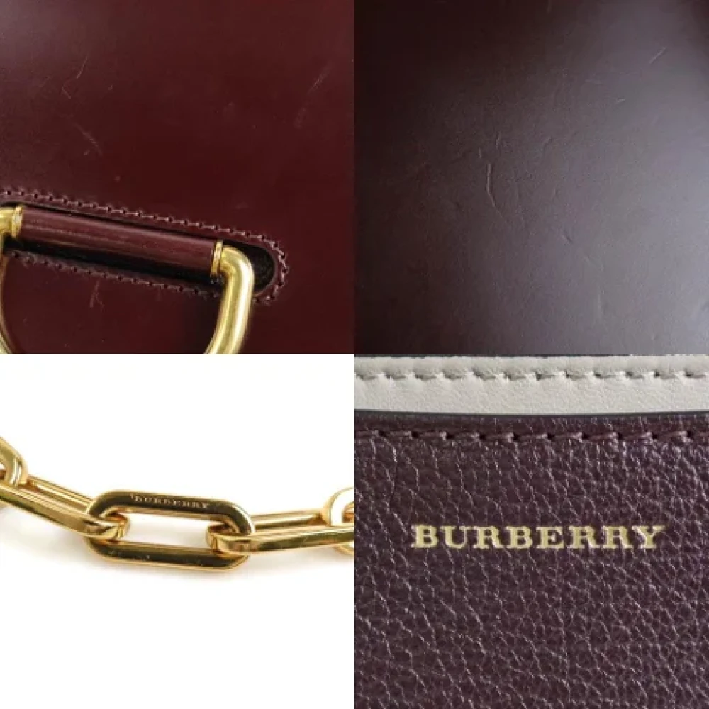 Burberry Vintage Pre-owned Fabric shoulder-bags Brown Dames