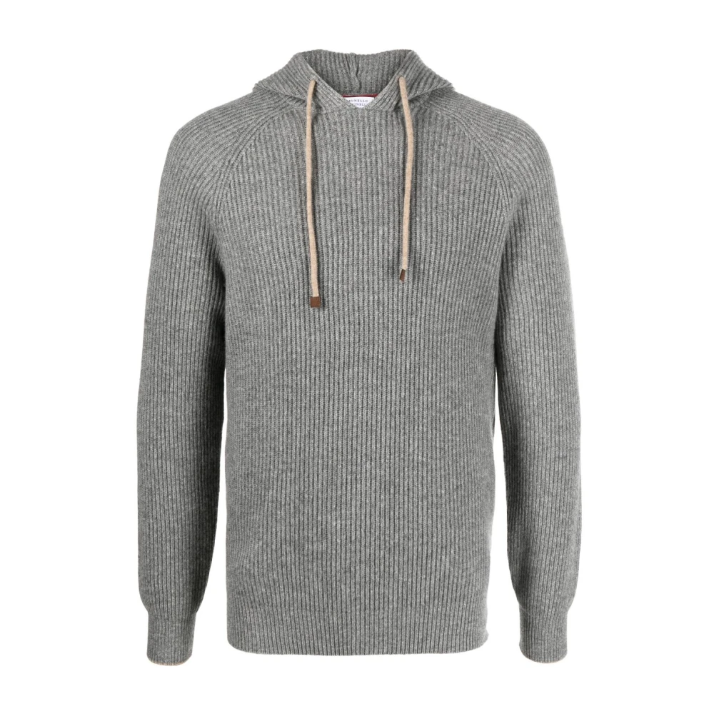 BRUNELLO CUCINELLI Grijze Sweaters voor Heren Gray Heren