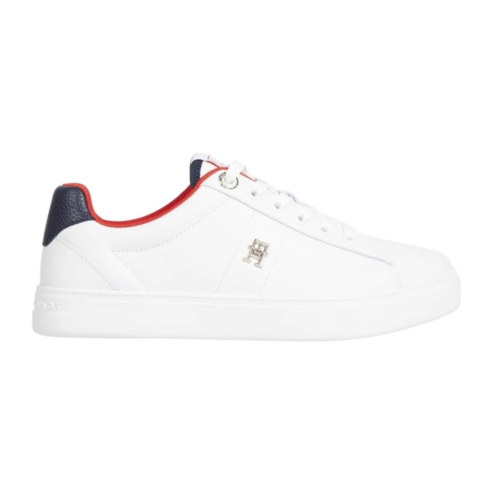 Tommy Hilfiger Women's White Elevated Sneakers