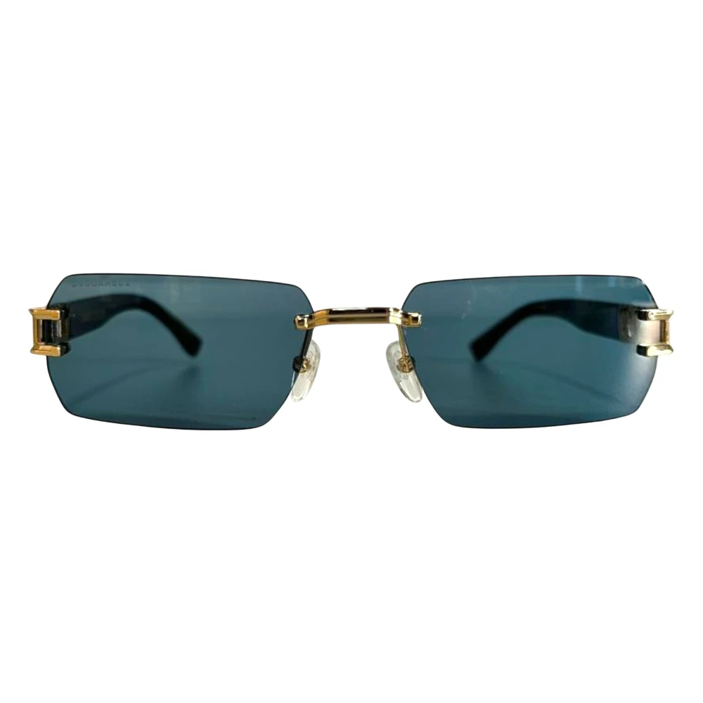 Dsquared2 Men's Yellow Rectangular Sunglasses