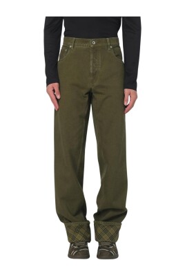 plaid-cuffed-jeans-for-men