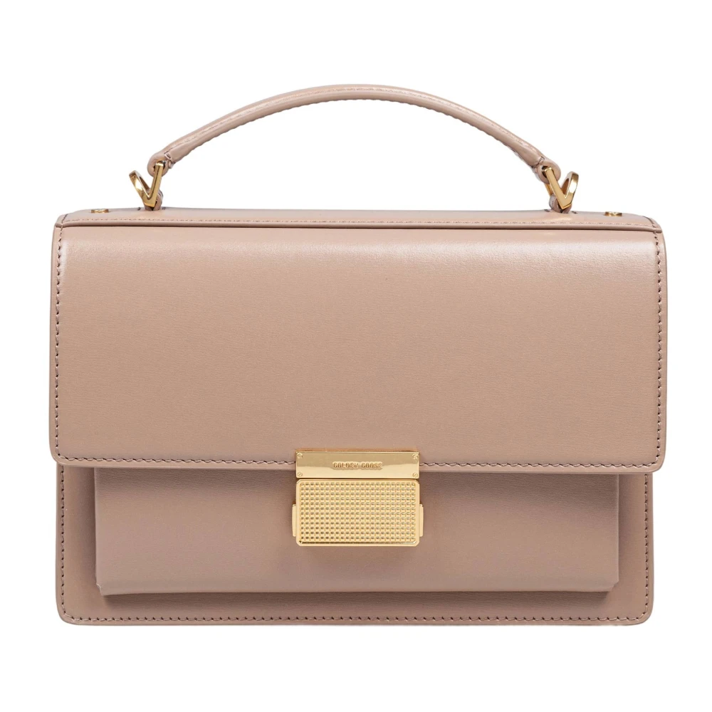 Golden Goose Venezia Handtas in Cappuccino Leer Brown Dames