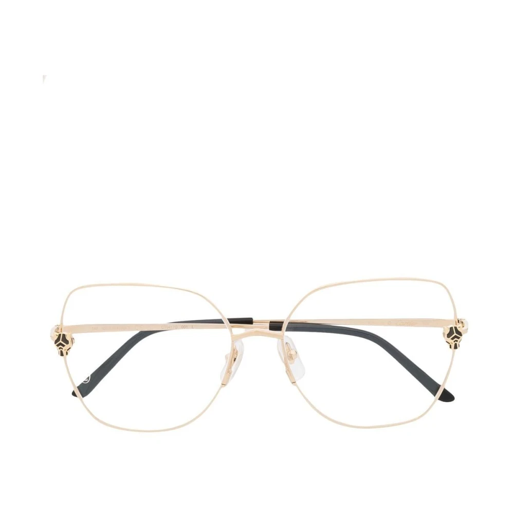 Cartier Yellow Glasses, Female, 57 Mm, Panthère Optical Frame