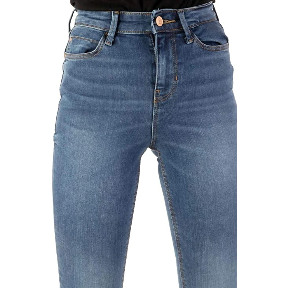 Guess Slim Fit Denim Broek Blue Dames