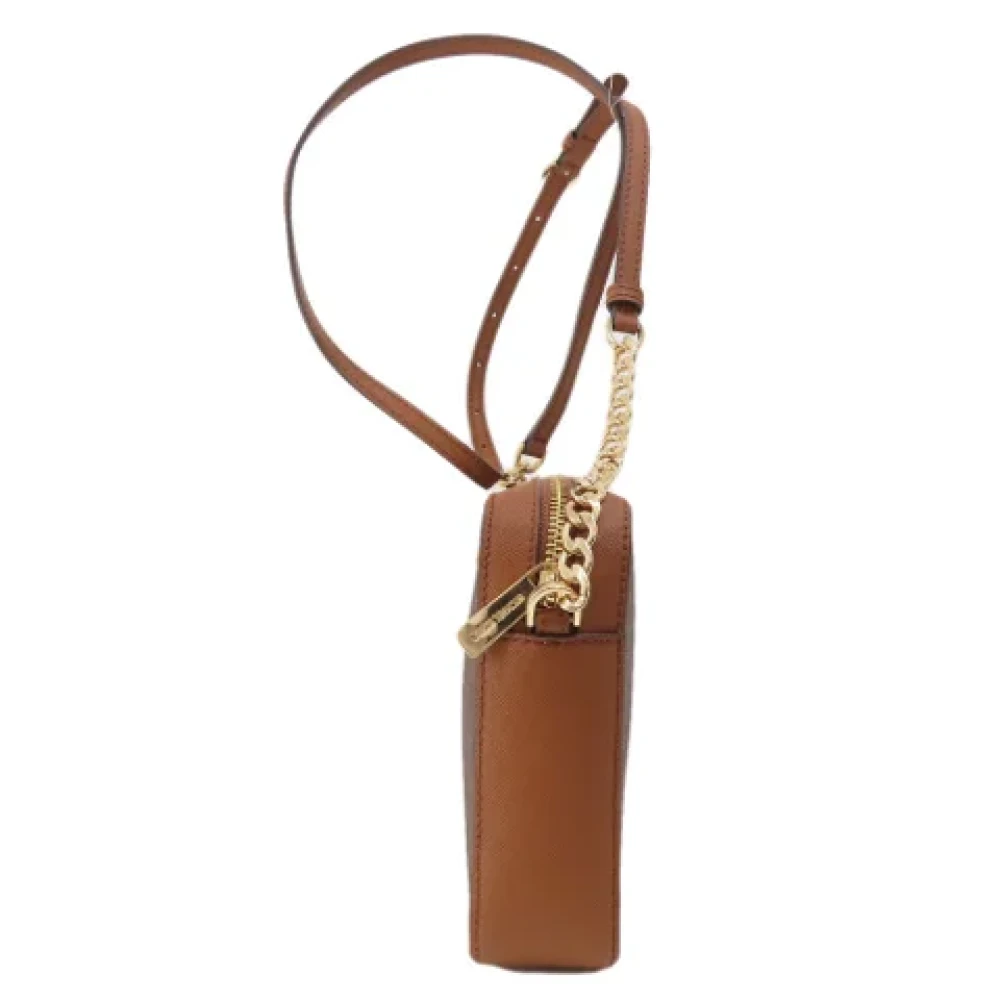 Michael Kors Pre-owned Plastic shoulder-bags Brown Dames