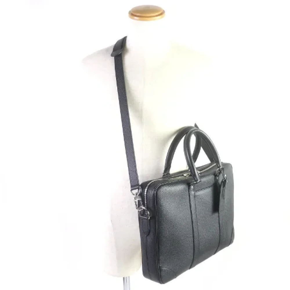 Louis Vuitton Vintage Pre-owned Leather louis-vuitton-bags Black Heren