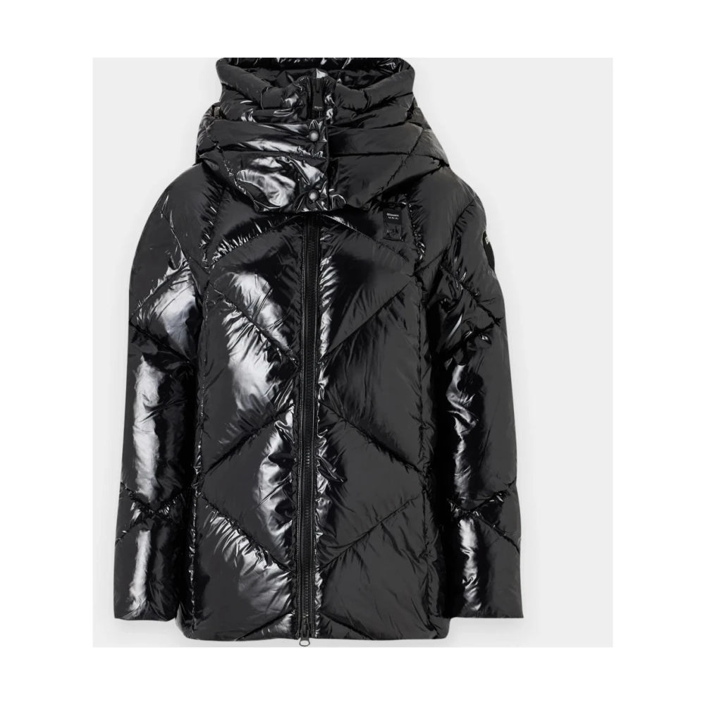 Blauer Stijlvolle Winterjas Malia Black Dames