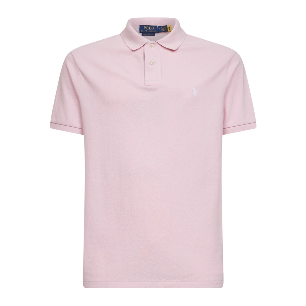 Polo Ralph Lauren Men's Pink Custom Slim-Fit Polo Shirt - Polo Shirts - Xl - Tops