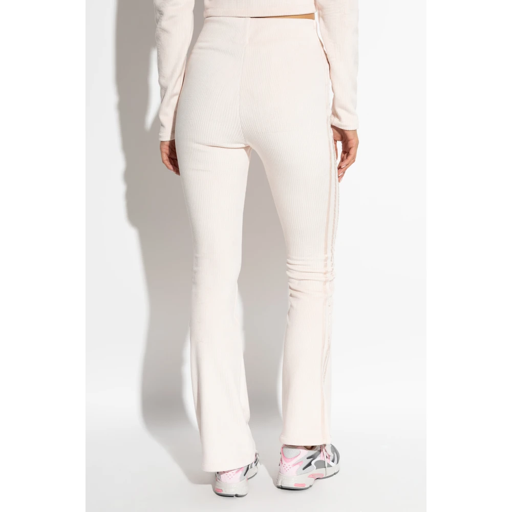 adidas Originals Ribgebreide broek Pink Dames