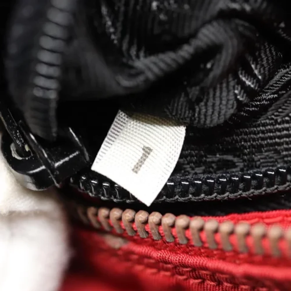 Prada Vintage Pre-owned Nylon pouches Red Dames