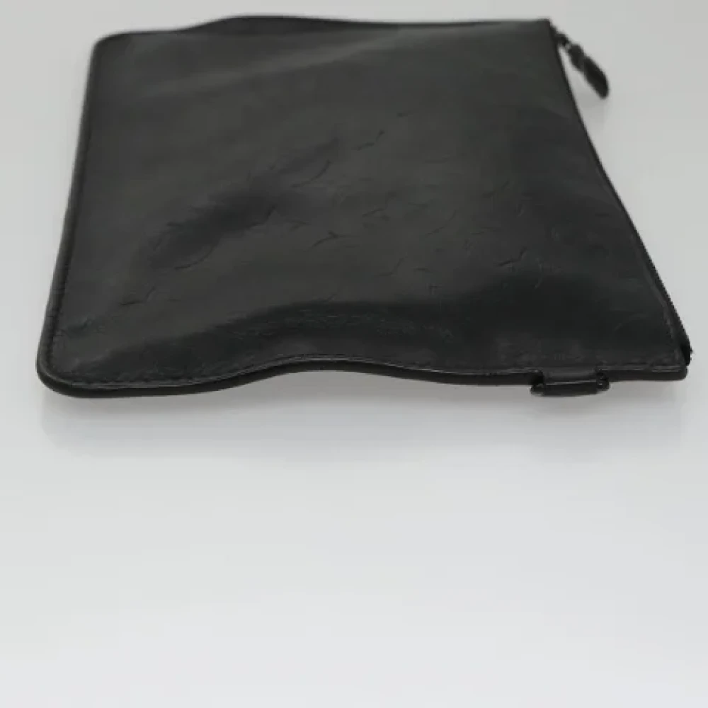 Louis Vuitton Vintage Pre-owned Leather pouches Brown Dames
