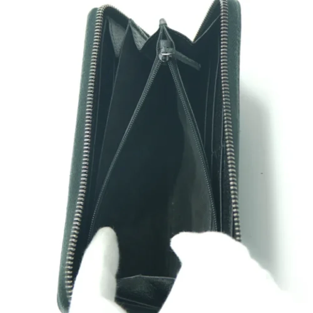 Gucci Vintage Pre-owned Canvas wallets Black Dames