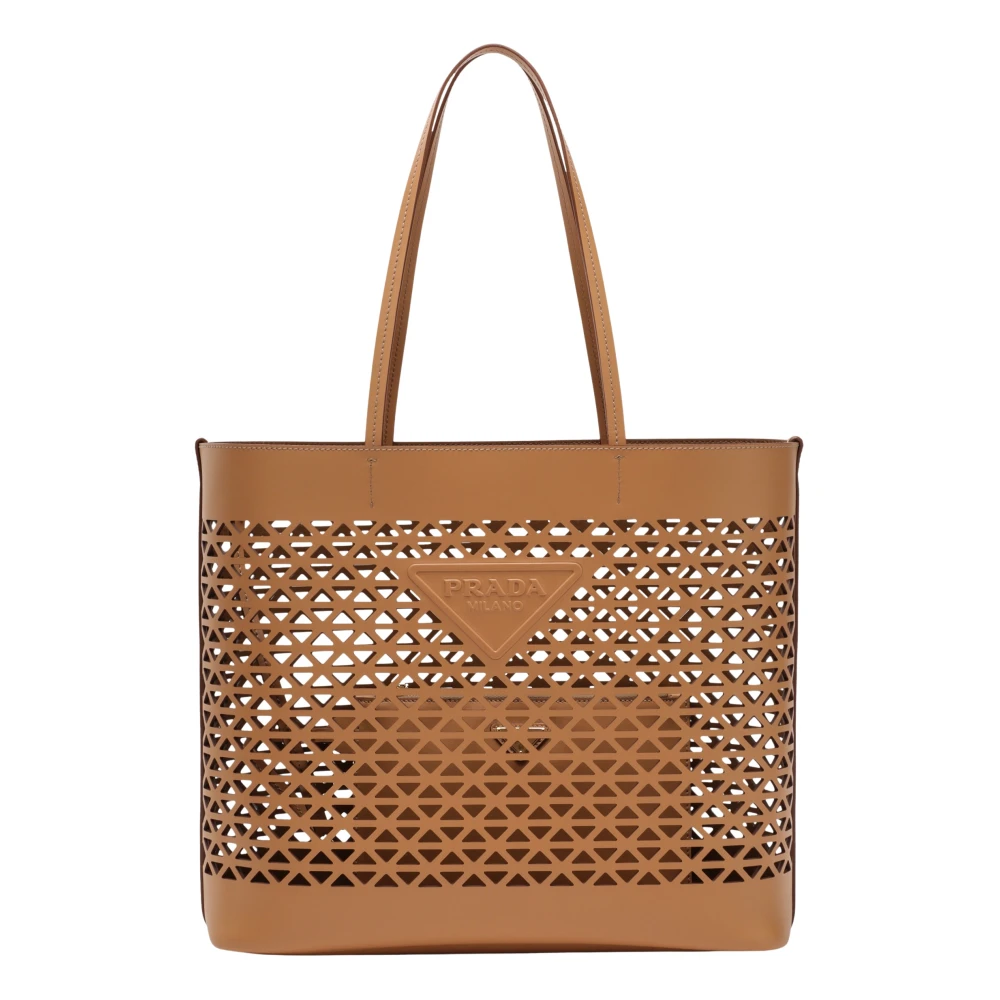Prada Grote schoudertas met stijl Brown Dames