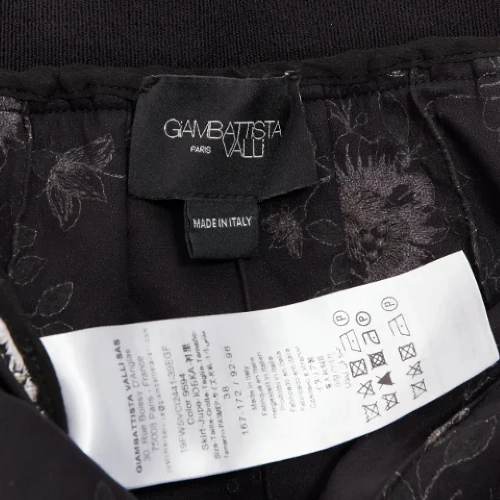 Giambattista Valli Pre-owned Wool bottoms Black Dames