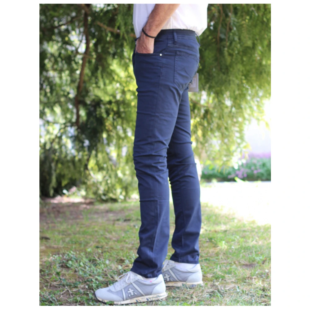 Jacob Cohën Denim Jeans met katoen en lyocell mix Blue Heren