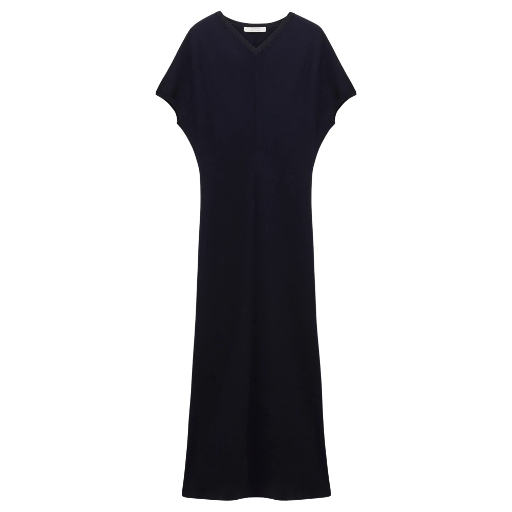 Dorothee schumacher Glinsterende Merino Midi Jurk Blue Dames