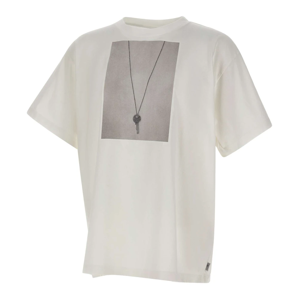 Mm6 Maison Margiela Men's White T-Shirts, M, T-Shirts And Polos