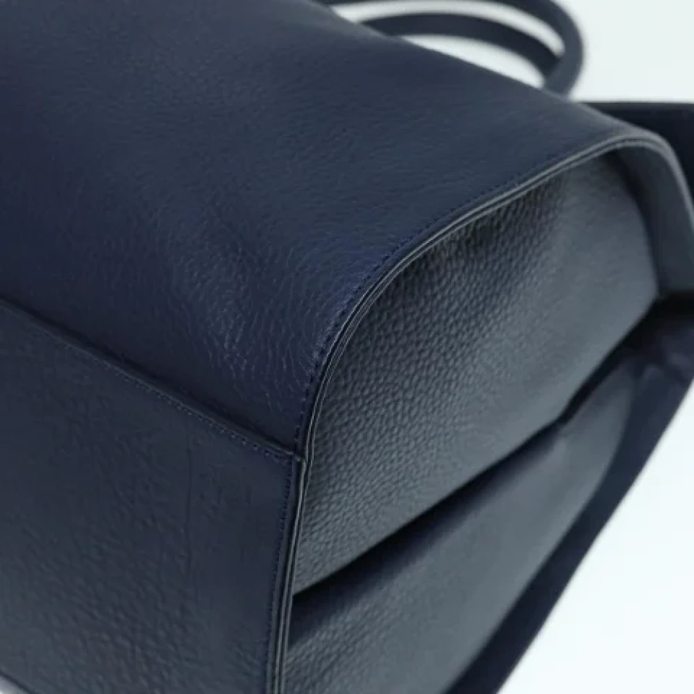 Balenciaga Vintage Pre-owned Leather balenciaga-bags Blue Dames