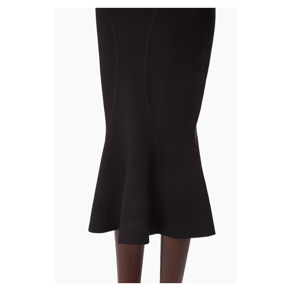 Nina Ricci Zwarte Zeemeermin Rok met Cutlines Black Dames