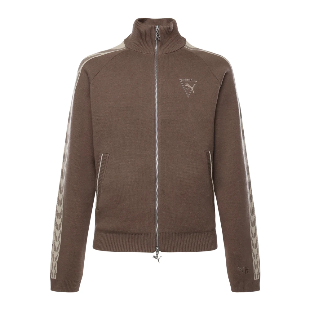 Puma Men's Brown Cardigans, L, Cardigans