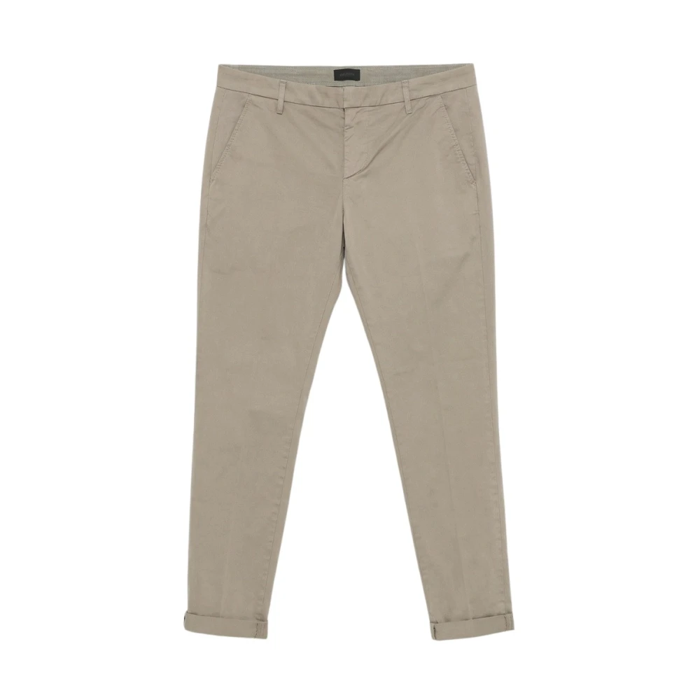 Dondup Men's Beige Chinos, W32, Pantalone Gaubert