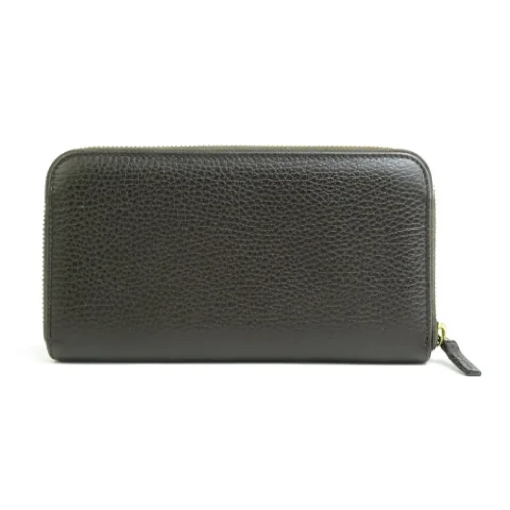 Gucci Vintage Pre-owned Leather wallets Brown Unisex