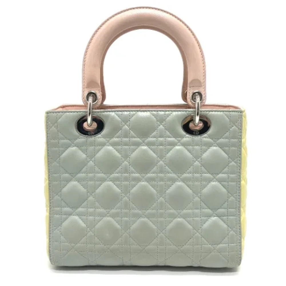 Dior Vintage Pre-owned Leather dior-bags Green Dames
