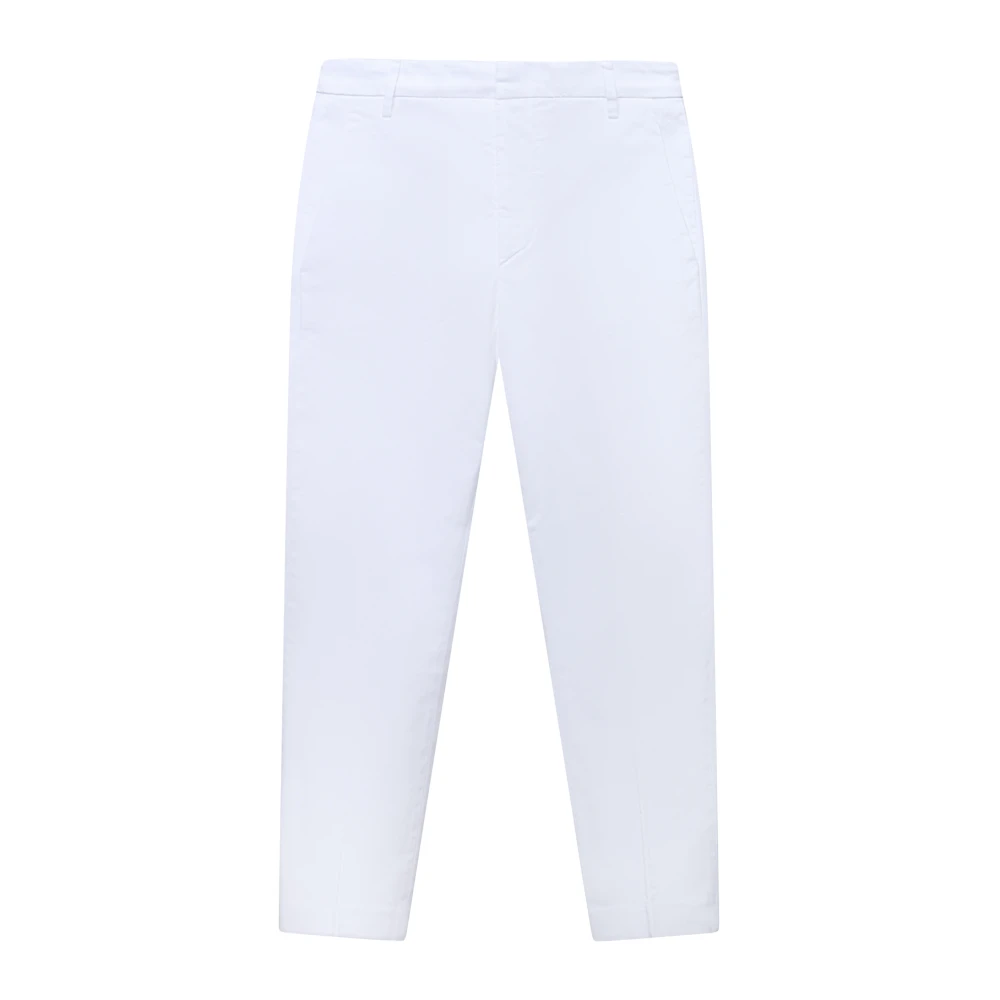 Dondup Donna Bianco Pantaloni, W28, New,