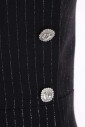 black-and-silver-striped-twill-dress