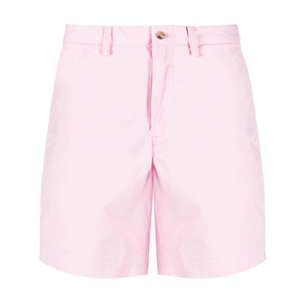 Ralph Lauren Men's Pink Casual Shorts, W33, Bermuda Straight Fit Chino