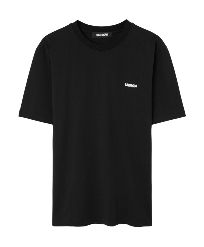 chemise-noire-imprimee