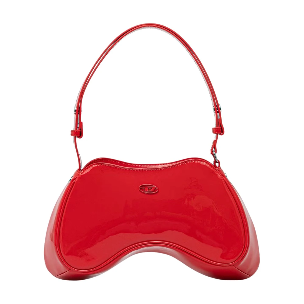 Diesel Donna Rosso - Play Shoulder Bag, Size: One Size - Immagine 4