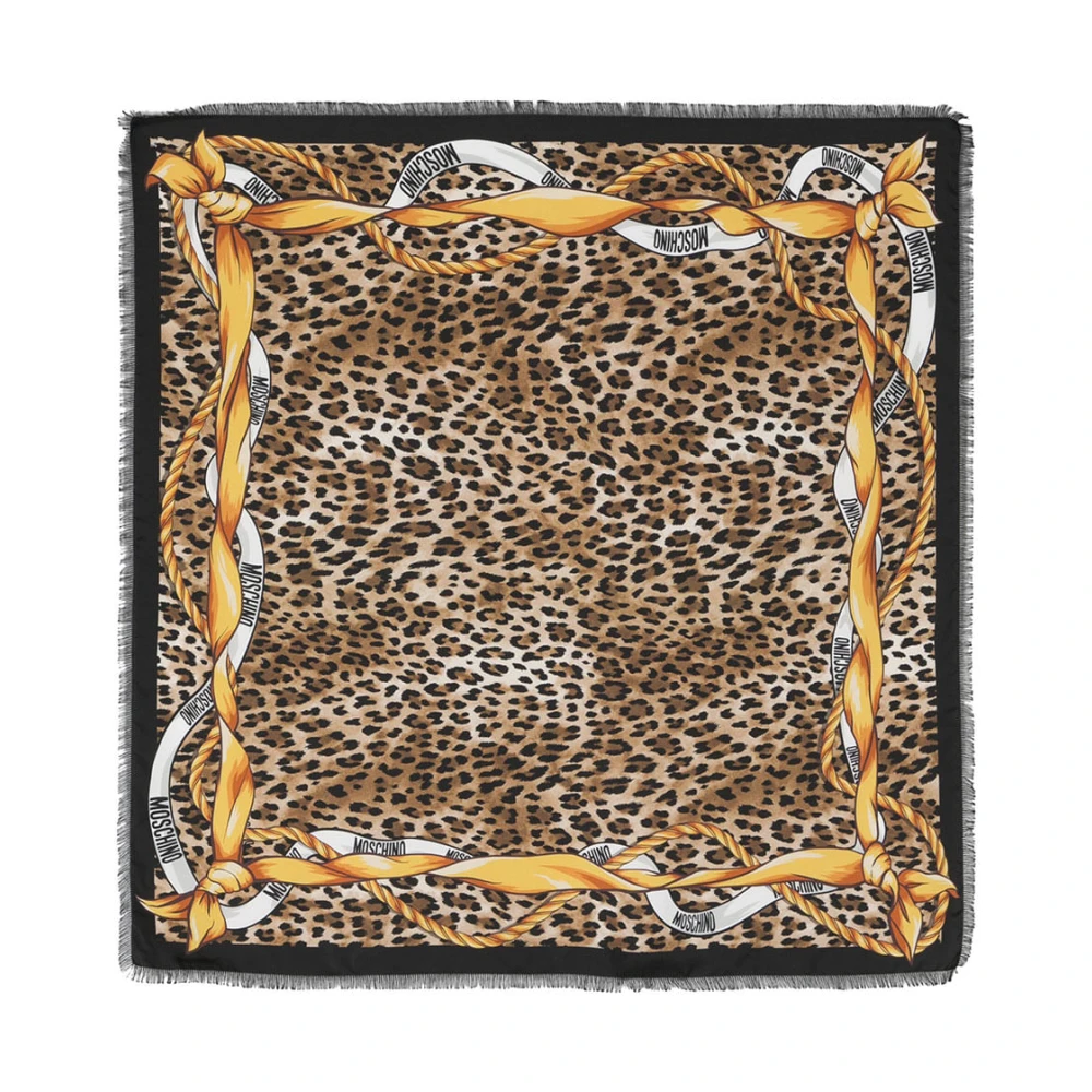 Moschino Stijlvolle Sjaal voor Modieuze Look Multicolor Dames