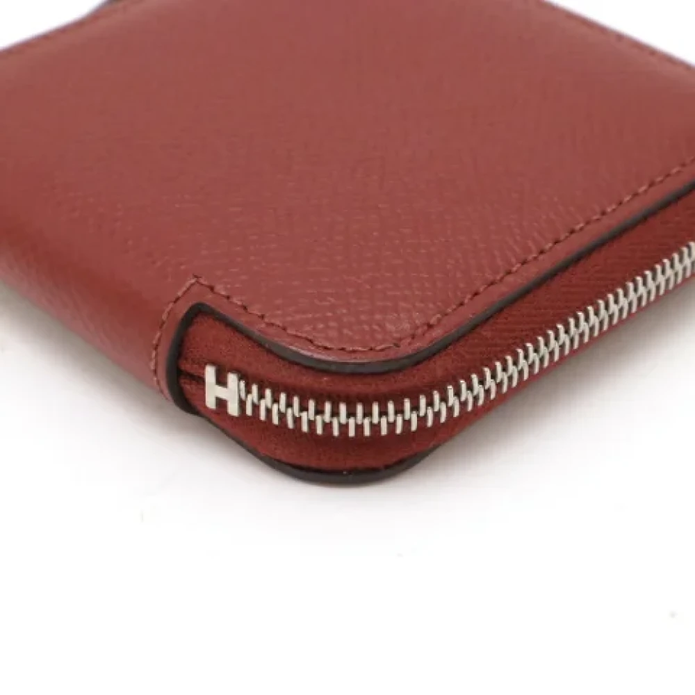 Hermès Vintage Pre-owned Silk wallets Brown Dames