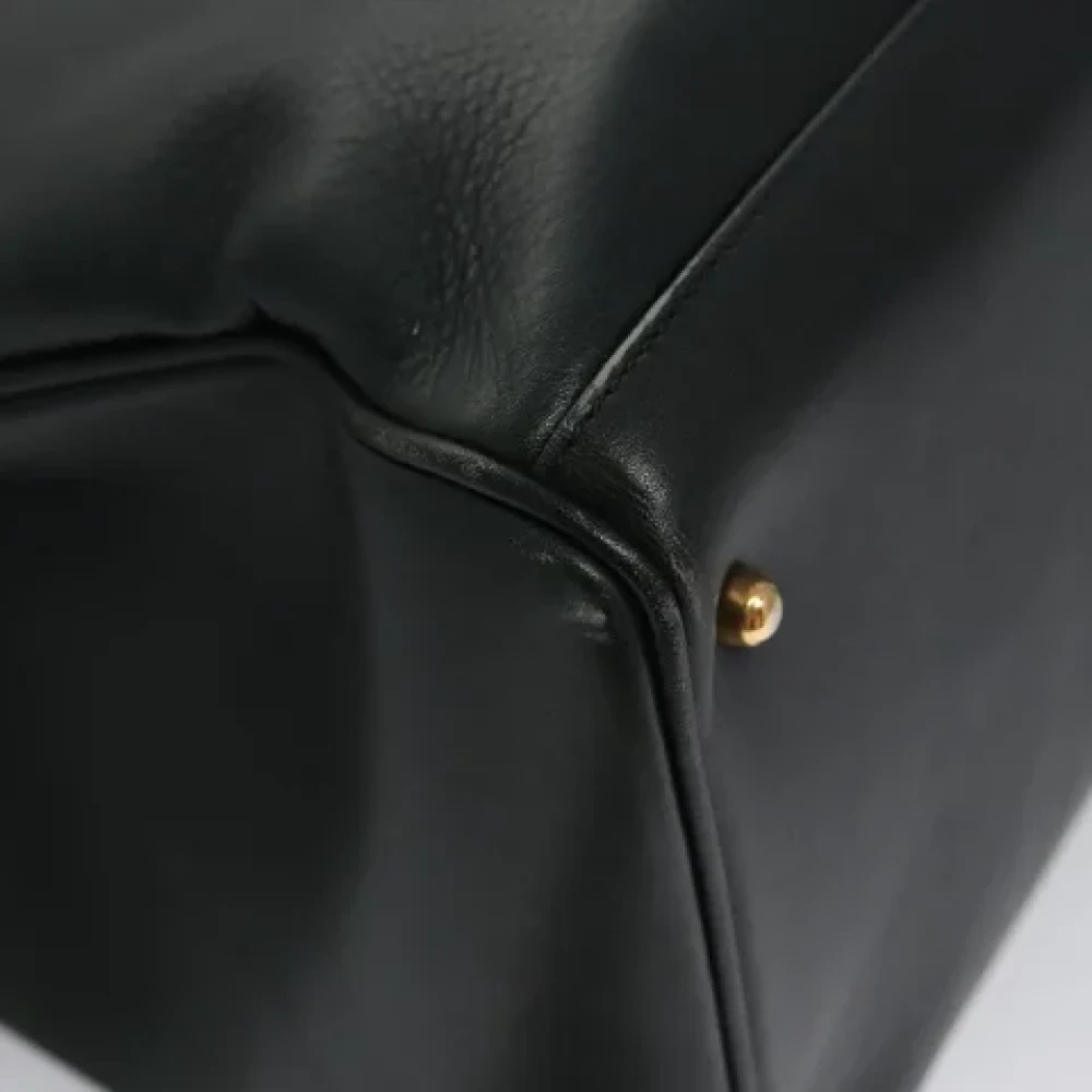 Gucci Vintage Pre-owned Leather handbags Black Dames