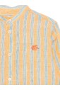 orange-linne-sommar-skjorta