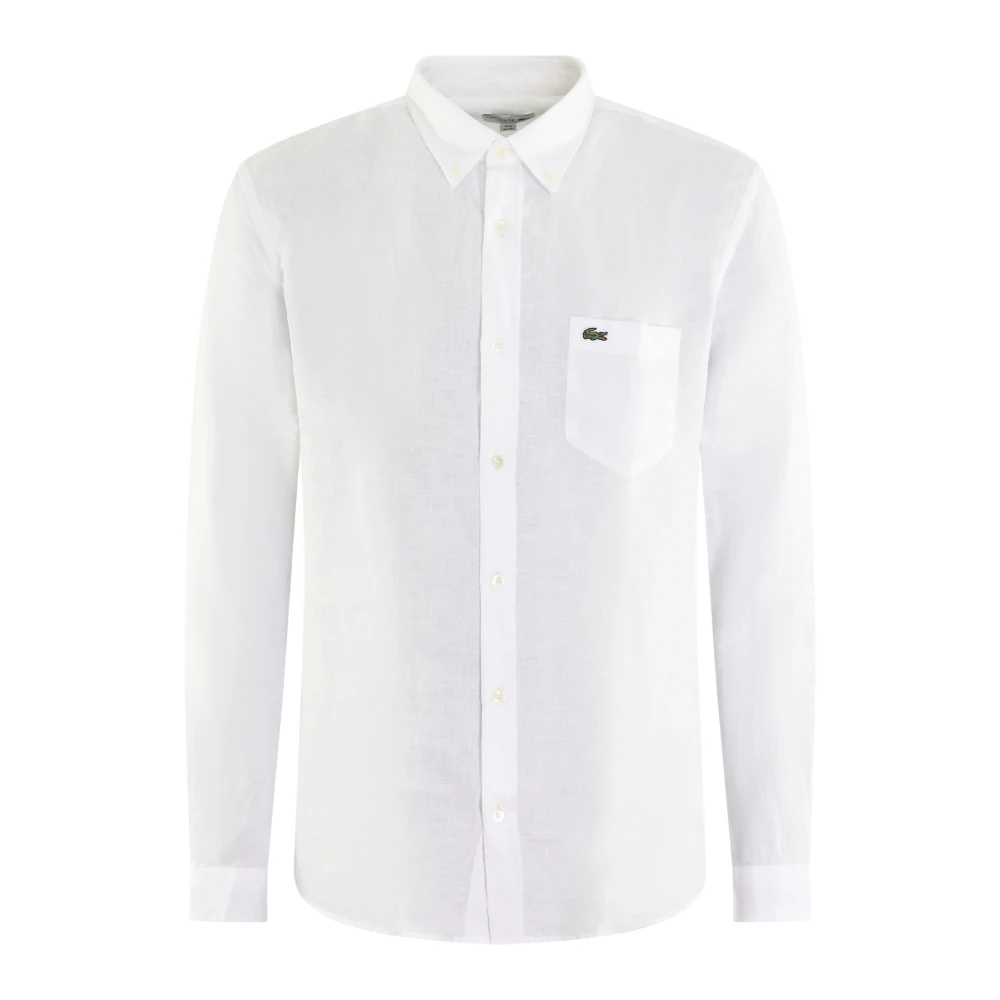 Lacoste Hombre Blanco Camisas, Talla: L