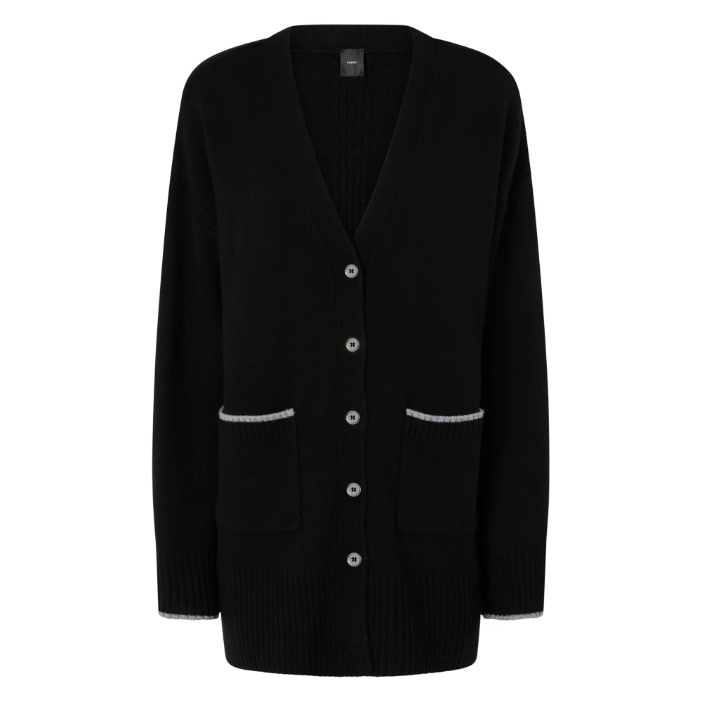 Pinko Women's Black Tasmania Cardigan - Cardigans - M - Knitwear