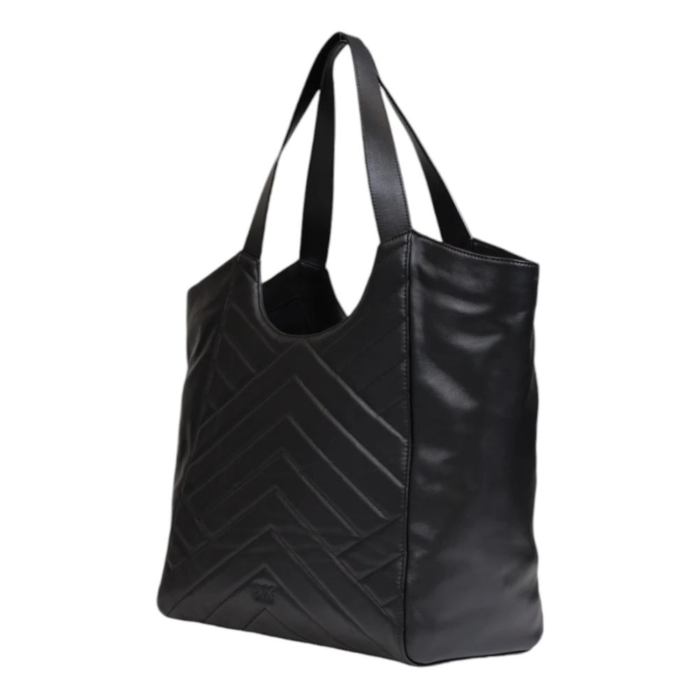 pinko Puzzle Tote Bag Black Dames