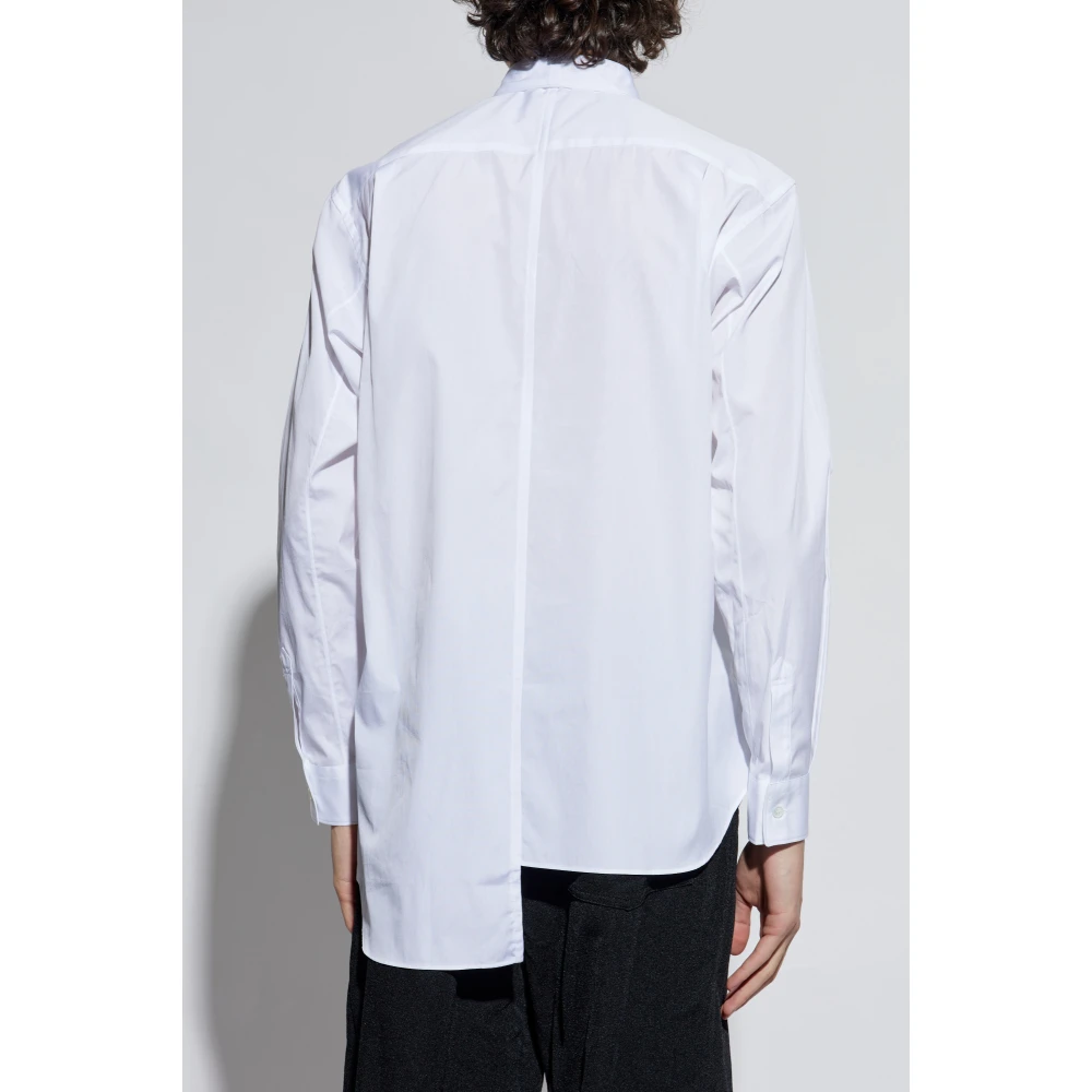 Comme des Garçons Katoenen shirt met print White Heren