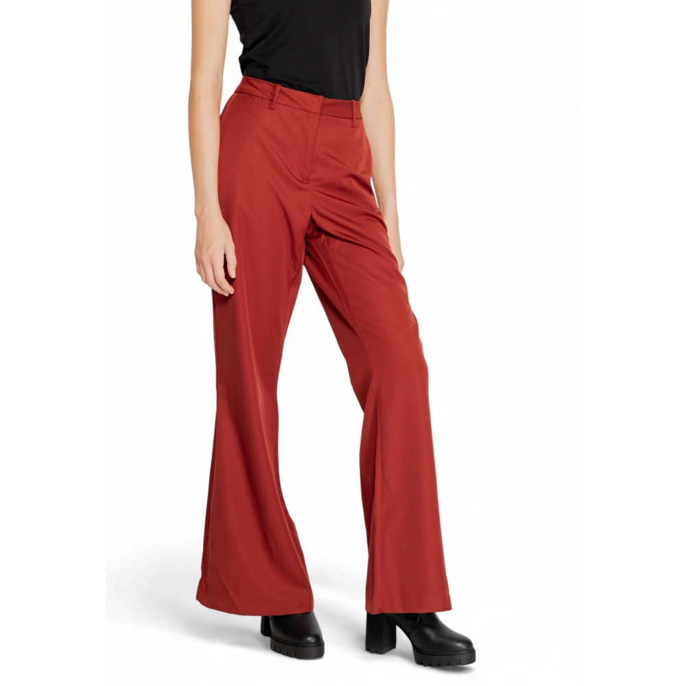 Vero Moda Flared Pant Herfst Winter Collectie Red Dames