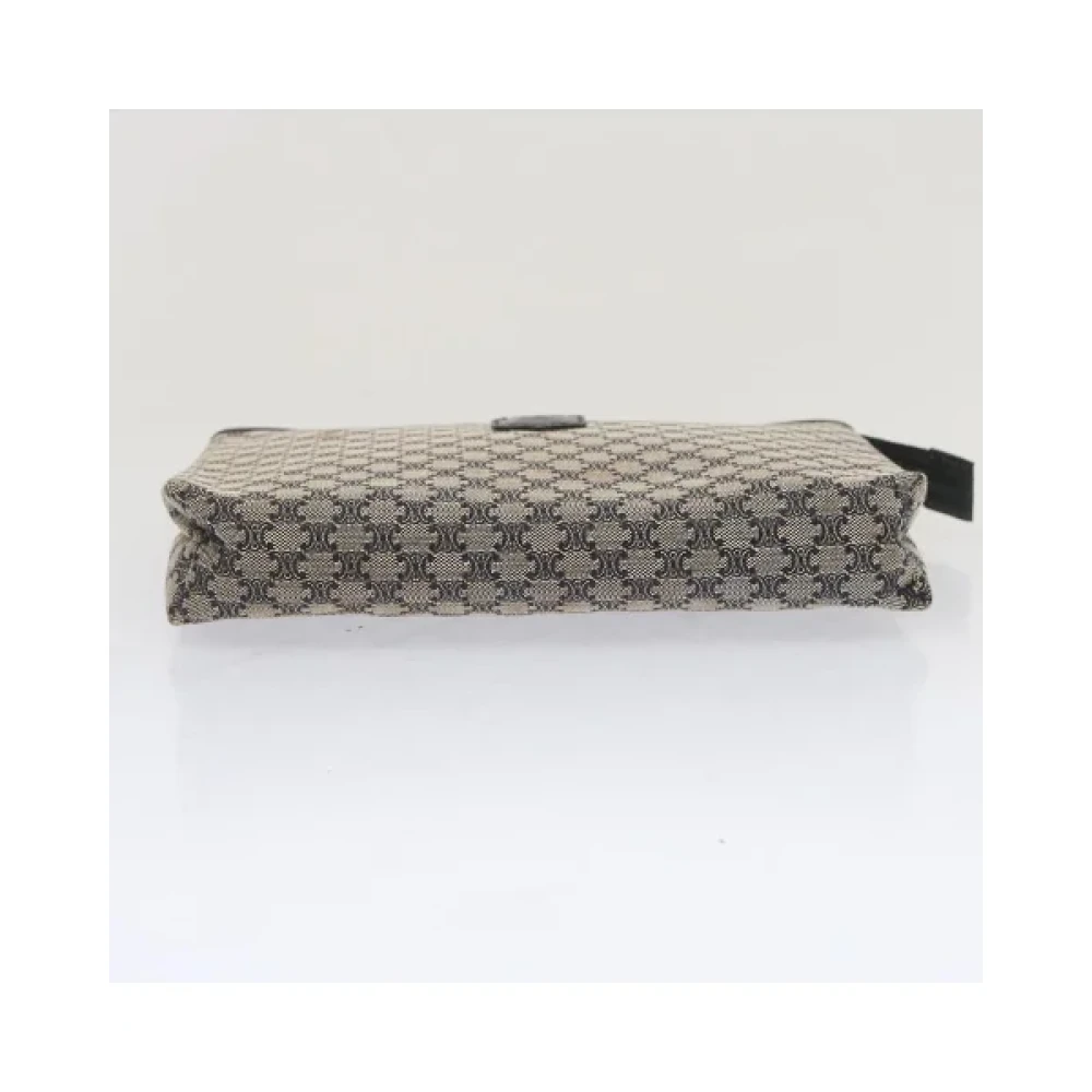 Celine Vintage Pre-owned Clutch Beige Dames