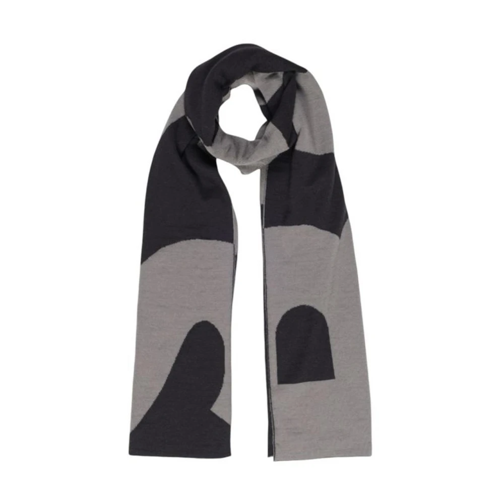 Hugo Boss Zwarte wollen sjaal Black Heren