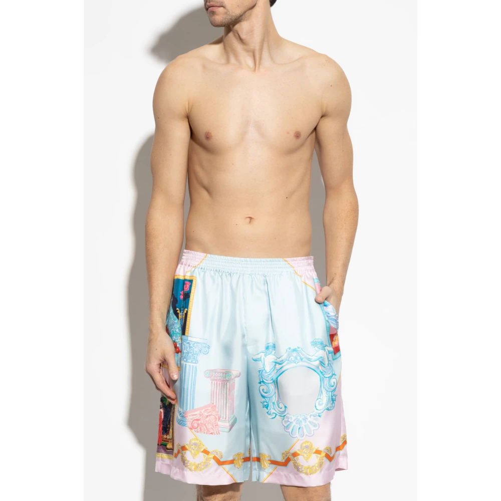 Versace Zijden shorts Multicolor Heren