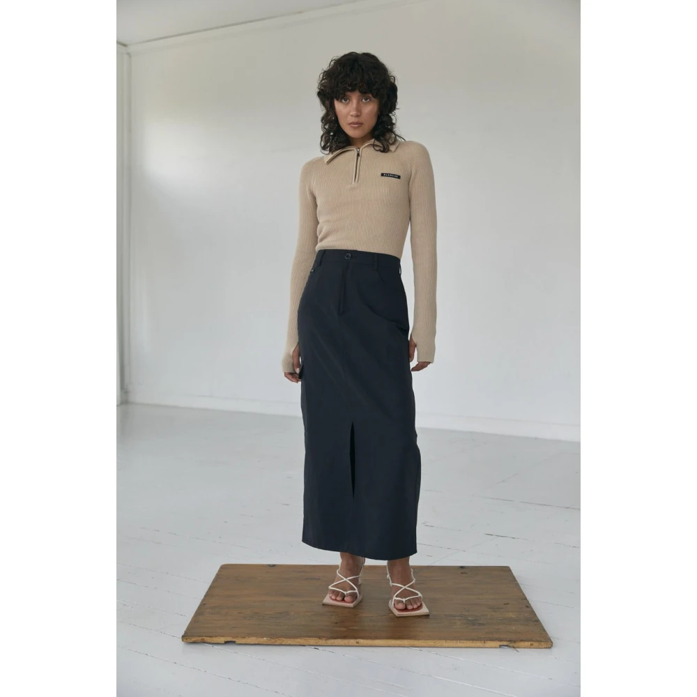 Blanche Fairtrade Katoen Zip Jumper Beige Dames
