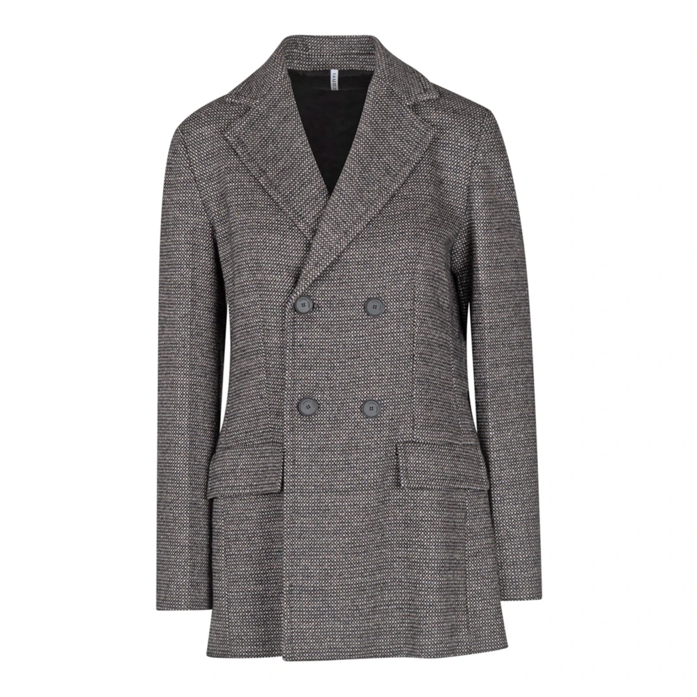 Liviana Conti Dubbelrijige Blazer Brown Dames