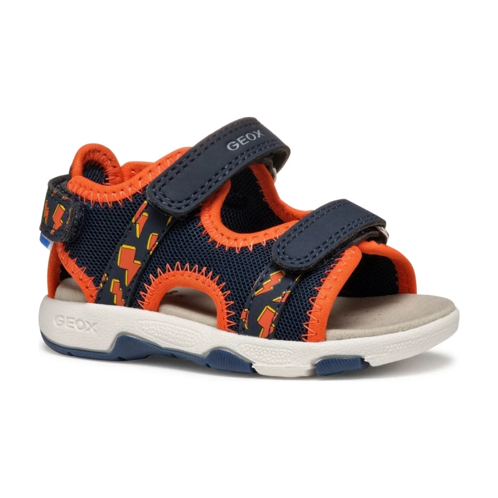 Geox Boys Multicolor Blue Kids Sandals B450fa - Kids Sandals - 21 Eu - Kids